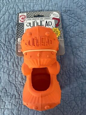 Head Orange Dog Chew Toy